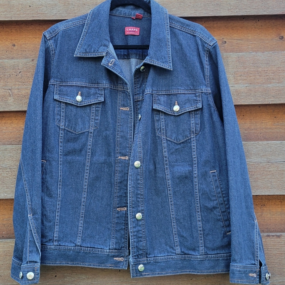 CHAPS Women's Blue Denim Jacket